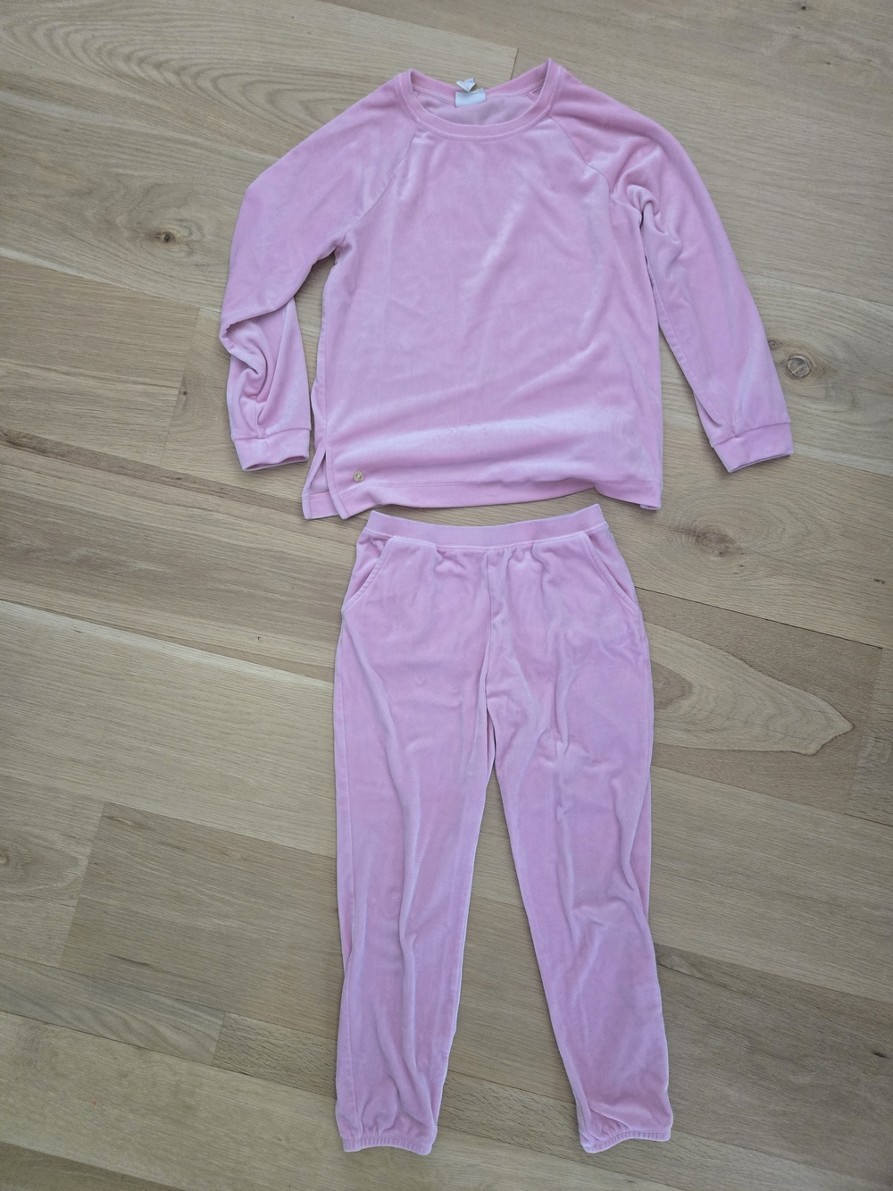 Lilly Pulitzer Kids Light Pink Mallie Velour Set